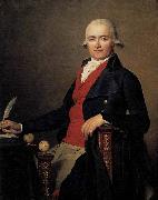 Jacques-Louis  David Portrait of Gaspar Mayer oil on canvas